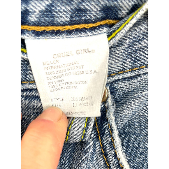 CRUEL GIRL BUTTON FLY JUNIORS DENIM JEAN - Picture 6 of 8